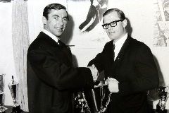 Eröffnung 1965 - Karl Schranz mit Herrn Fritz Orth